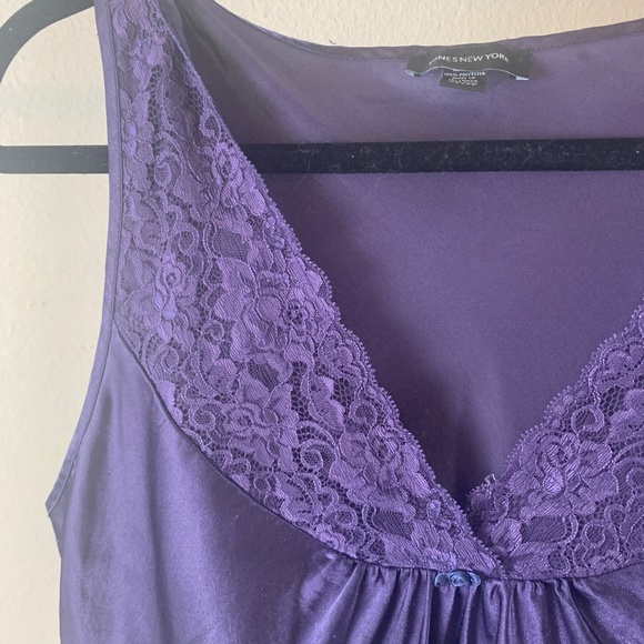 Jones New York indigo blue‎ night dress L - Picture 3 of 6